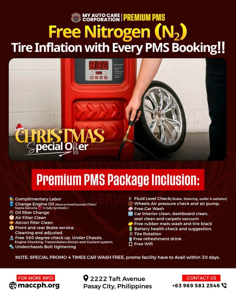 Pms Package Preventive Maintenance Service | Best Car PMS in Pasay City